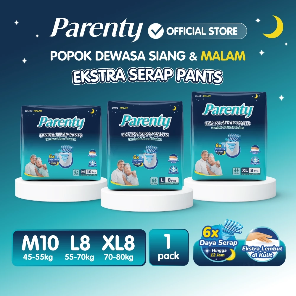 Home 4 Parenty Heavy Flow Popok Celana Dewasa