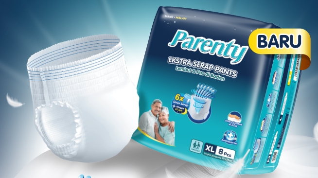Parenty Heavy Flow Popok Dewasa untuk Inkontinensia Sedang hingga Berat
