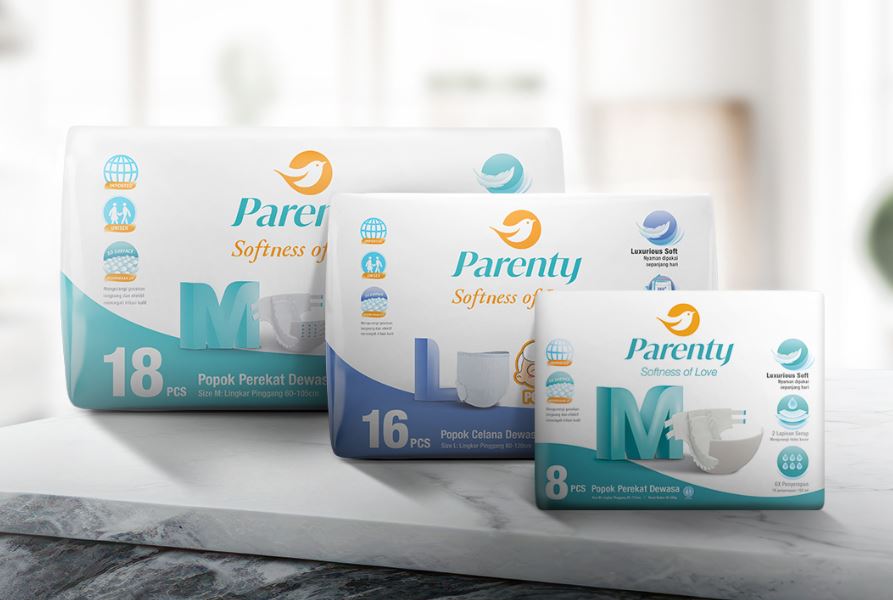 Parenty Adult Diapers with High Absorbency