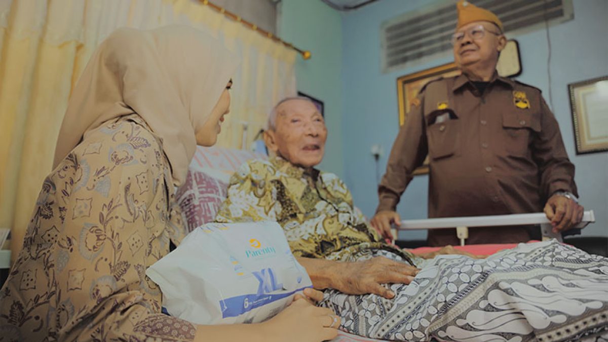 Parenty Donasikan Popok Lembut Berstruktur 3D Pada Veteran Indonesia